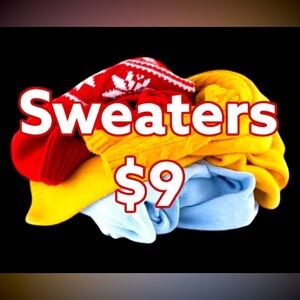 Sweaters/$9